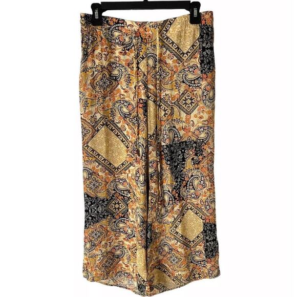 Cupcakes and Cashmere Wide Leg Palazzo Pants Bohoemian Boho Size Small - EUC - Picture 2 of 10